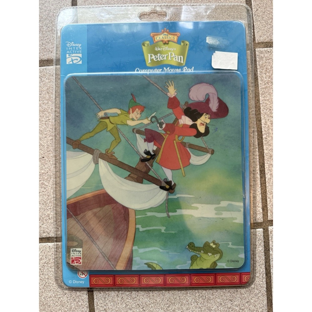 Disney's Peter Pan Vintage Computer Mouse Pad